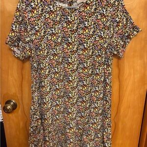 LOFT Multicolor Floral Dress